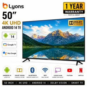 Lyons 50" 4K UHD Android TV